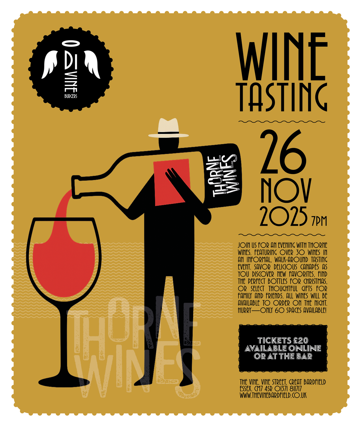 WINE TASTING WITH THORNE WINES