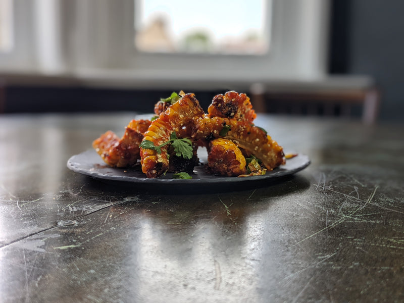 SWEETCORN SRIRACHA RIBS